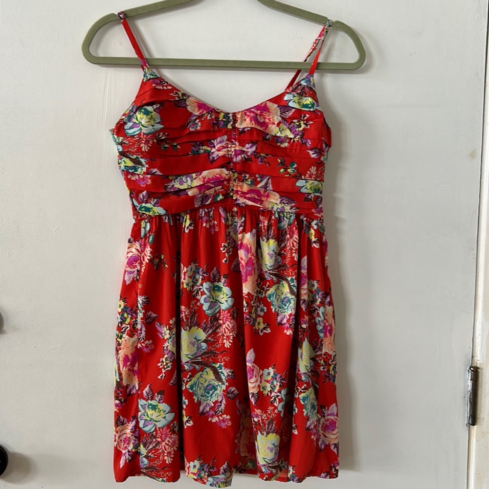 Red Roxy Mini Dress - S